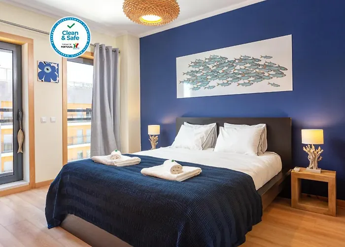 Lägenhet Privilege Sea View Pochet With Rooftop Pool, Village Marina - Olhão